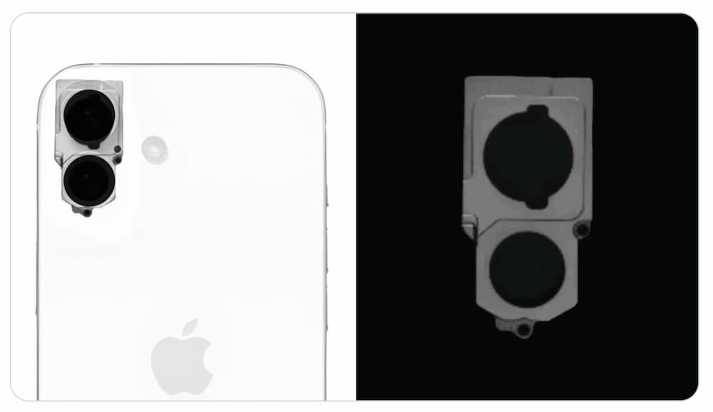 iPhone 16相機零件首度曝光，證實垂直相機新設計傳聞 1