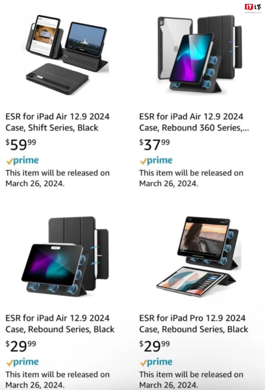 蘋果2024 iPad Air/Pro 何時發表？亞馬遜曝光春季發表日期就這天 1
