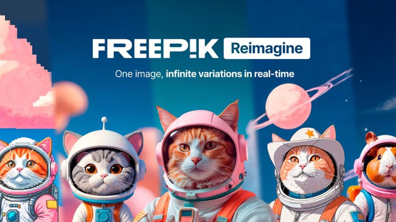Freepik 免費AI生成圖網站教學，線上文字以AI轉圖片和自訂多種風格