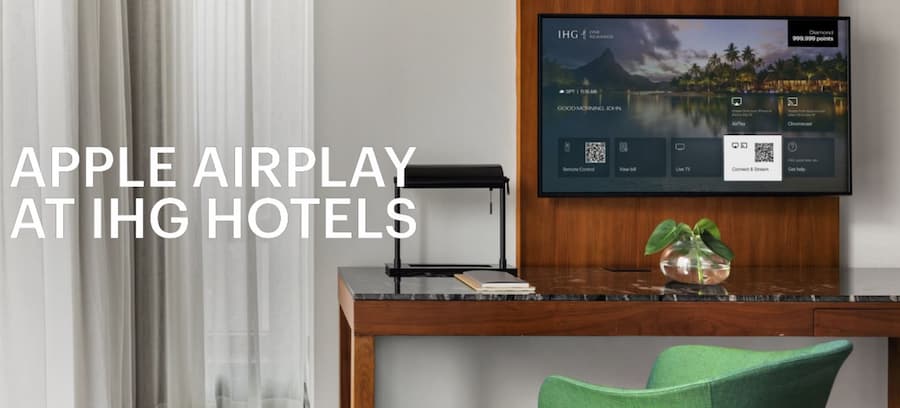哪些國家和飯店業者電視支援蘋果AirPlay連線功能
