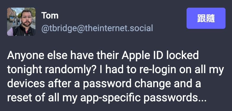 apple id accounts logging out error 3