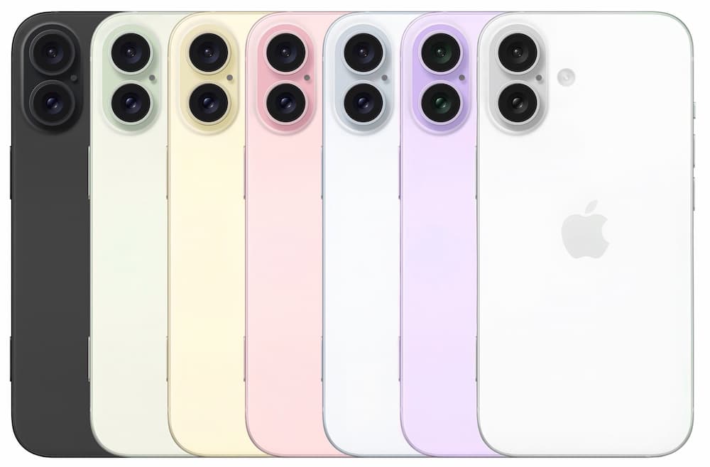 iPhone 16 顏色陣營更有7種配色