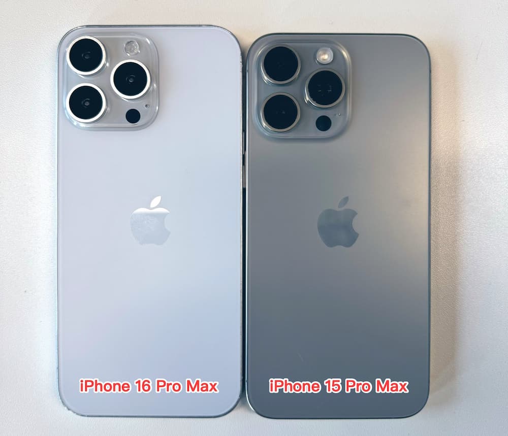 iPhone 16 Pro Max尺寸有多大？4張實機比較新舊款機身外觀差異 2