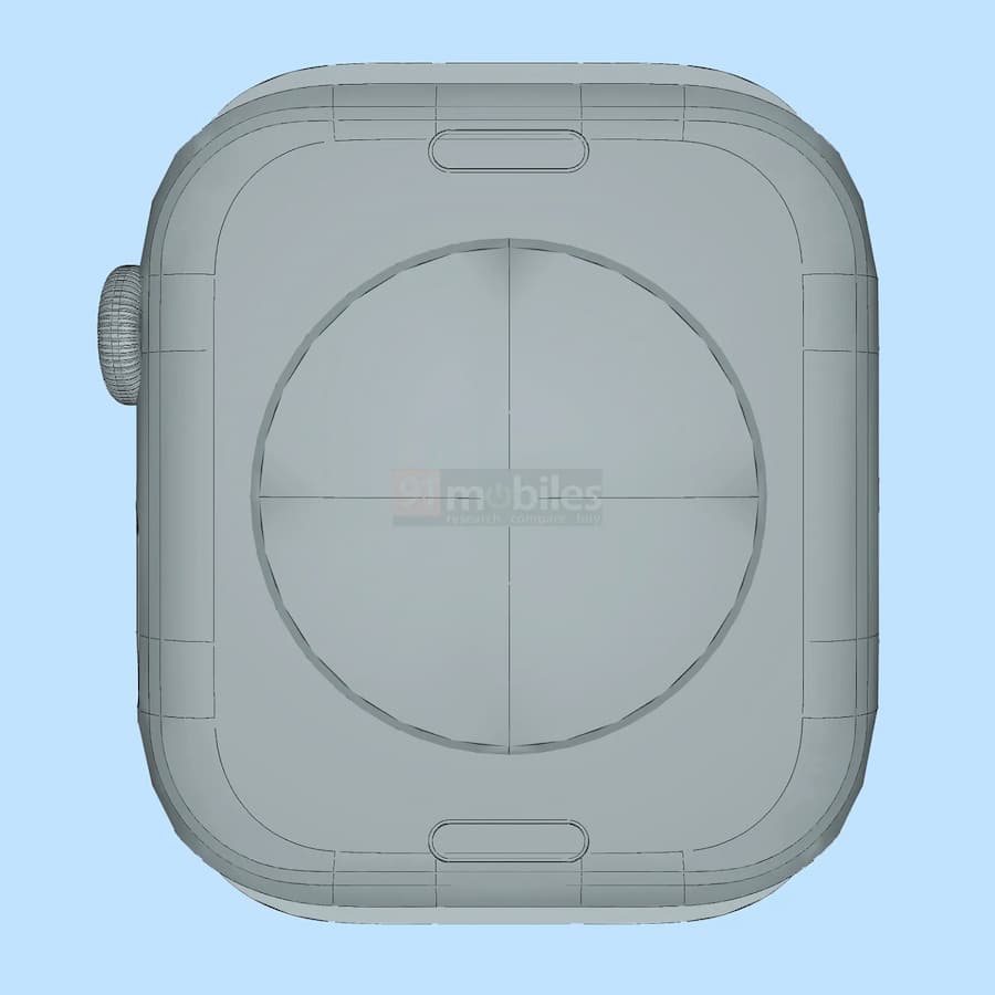 蘋果新一代 Apple Watch X CAD 外觀改變重點 4