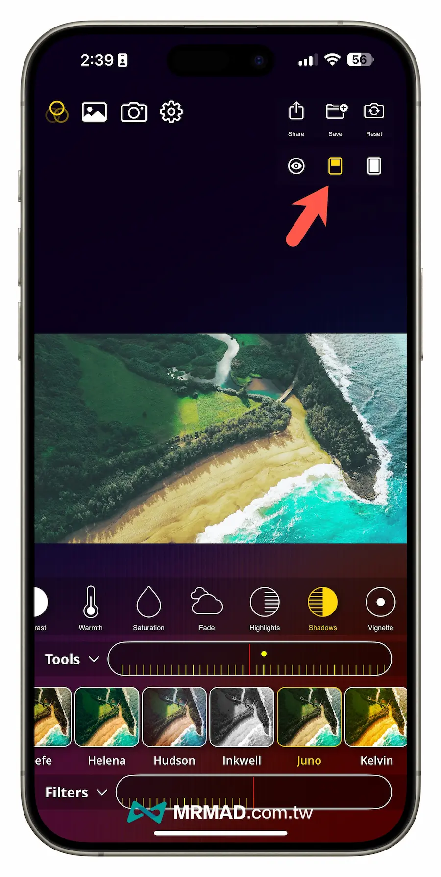 《Photo Editor Express》iPhone 專業移動式手機照片濾鏡APP 3