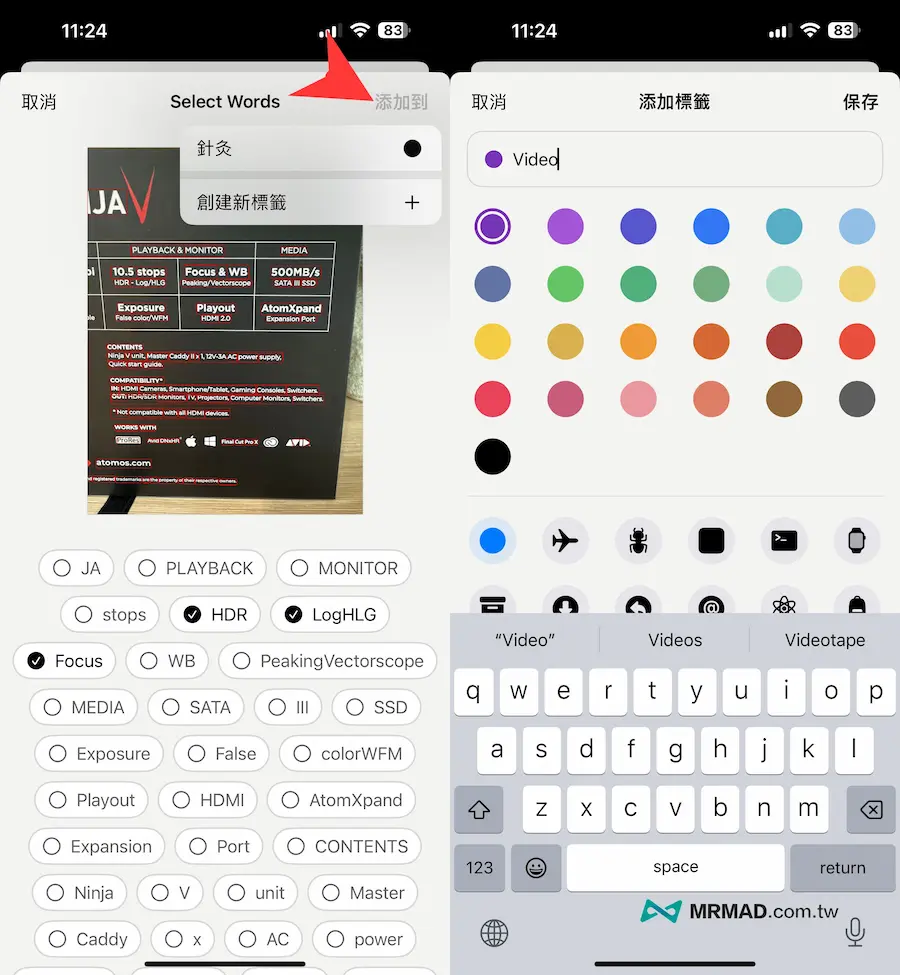 外語 AI 字卡生成學習 App 《Word Snap》使用方式 1