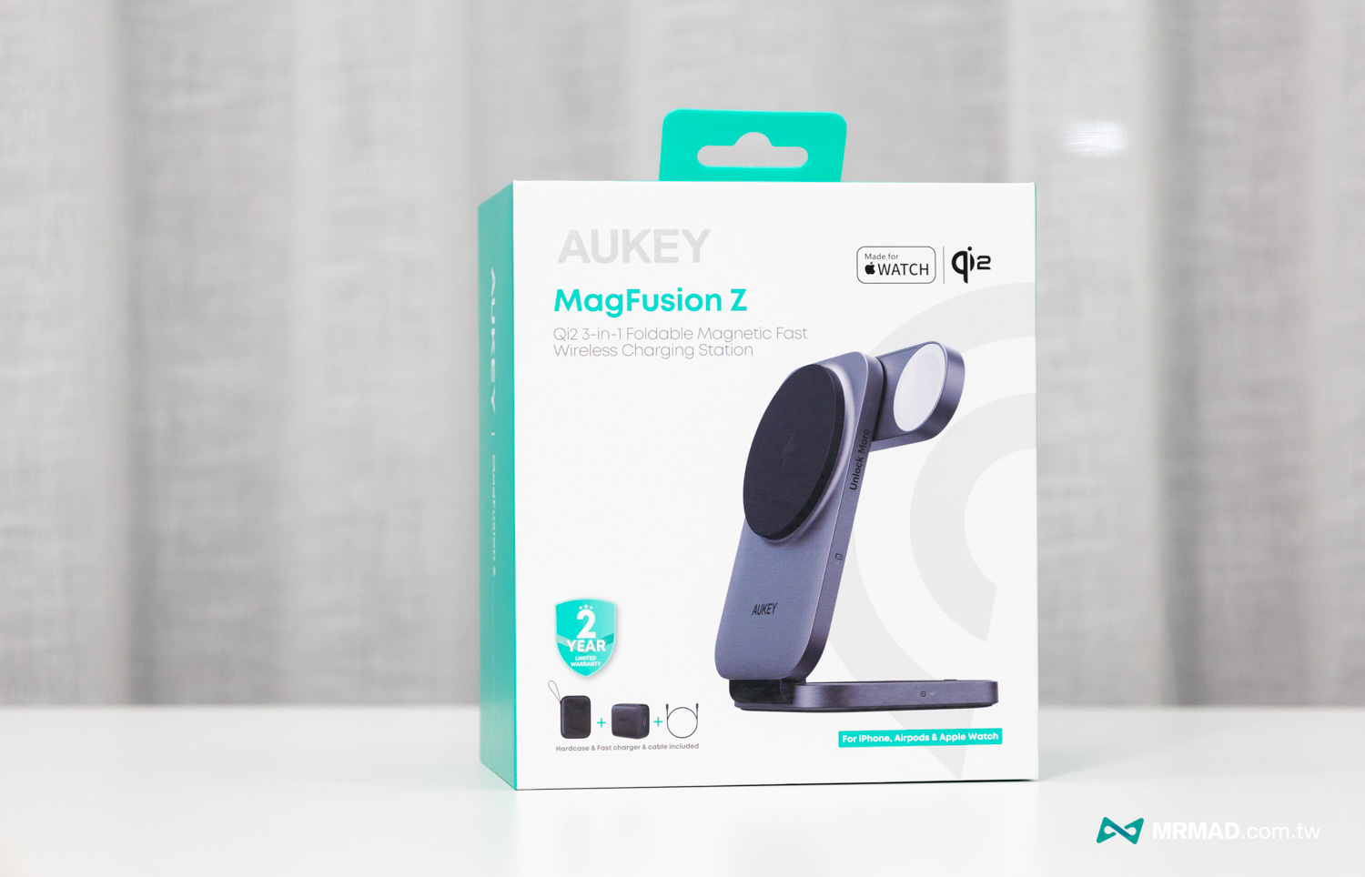 AUKEY MagFusion Z 無線充電器開箱