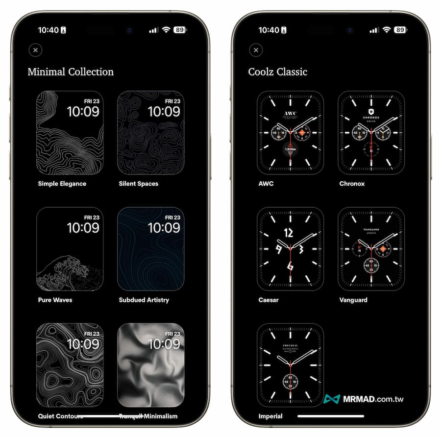 《Coolz》萬用 Apple Watch 錶面下載 App ：海量動態與靜態桌布 2