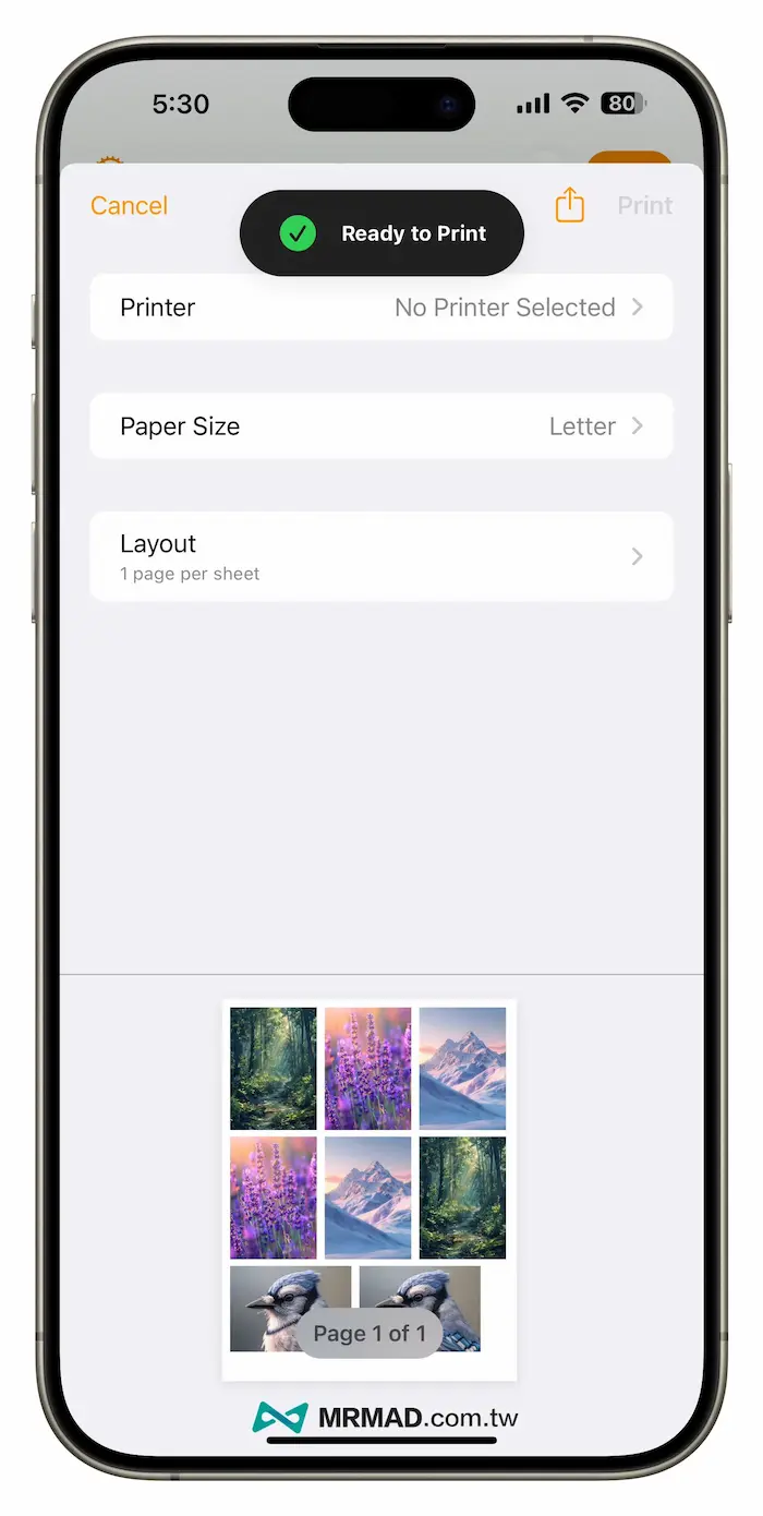 iPhone手機照片排版列印神器《Photo Printer》 4