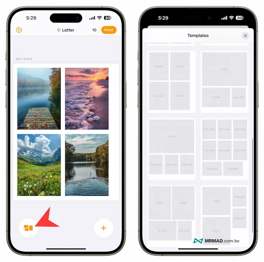 iPhone手機照片排版列印神器《Photo Printer》 2