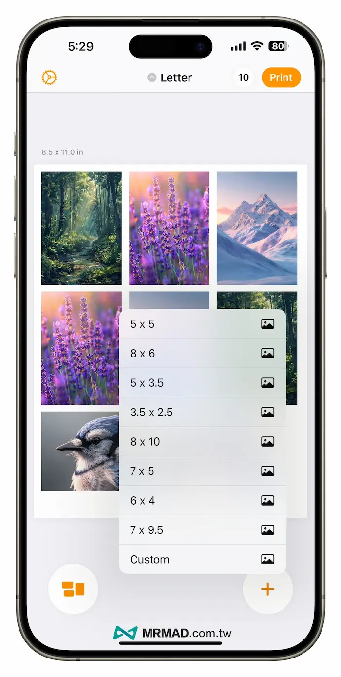 iPhone手機照片排版列印神器《Photo Printer》 3