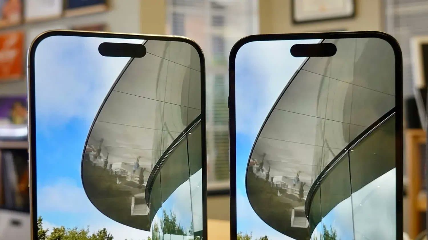 iphone 16 pro brs smaller display bezels