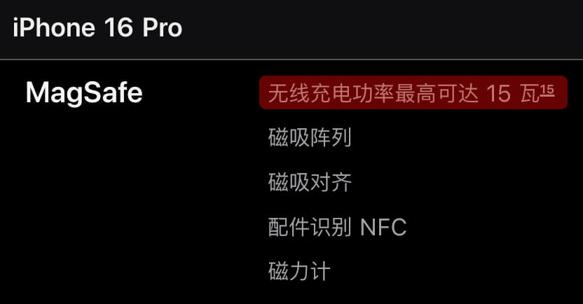 中國大陸、印尼等國家限制 iPhone 16系列15W MagSafe 無線充電