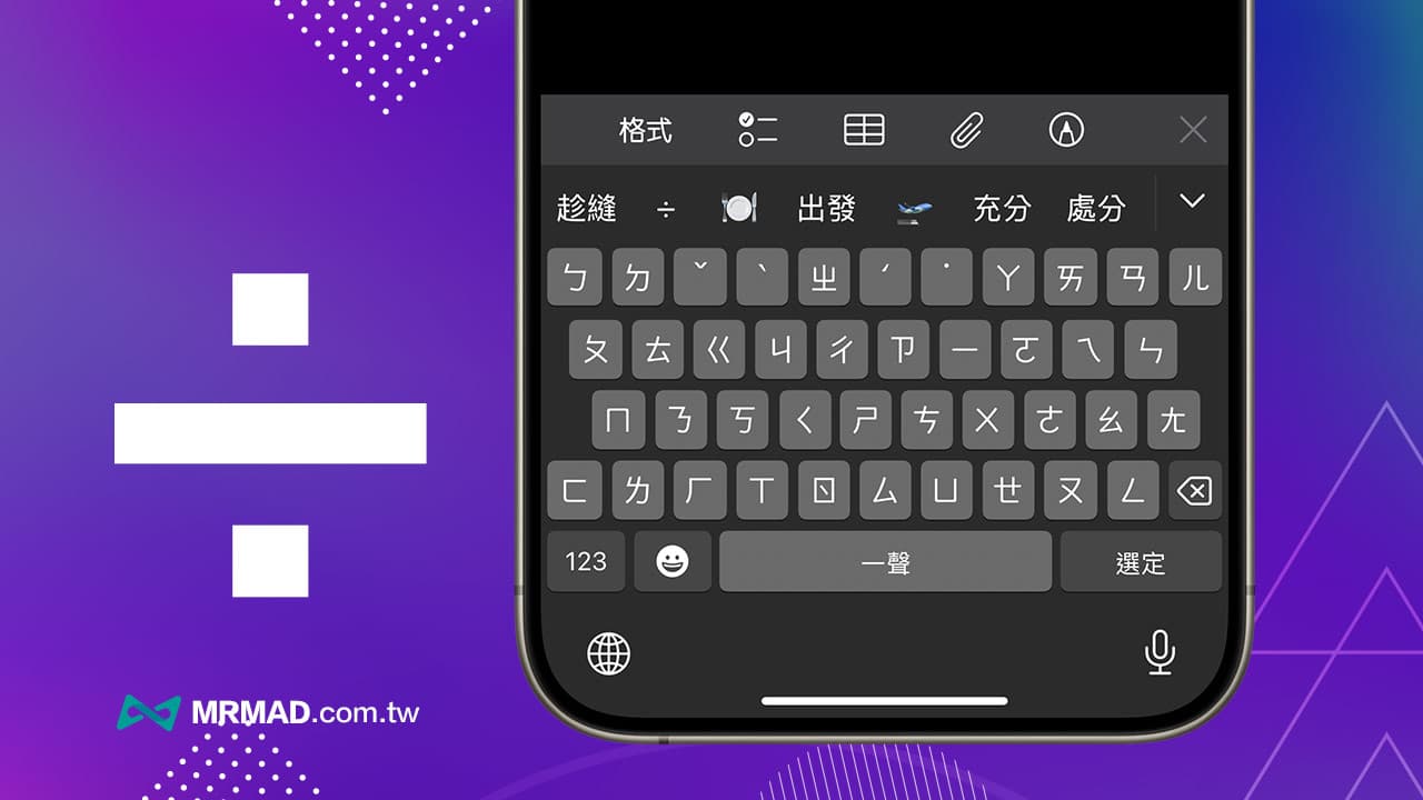 iphone obelus keyboard