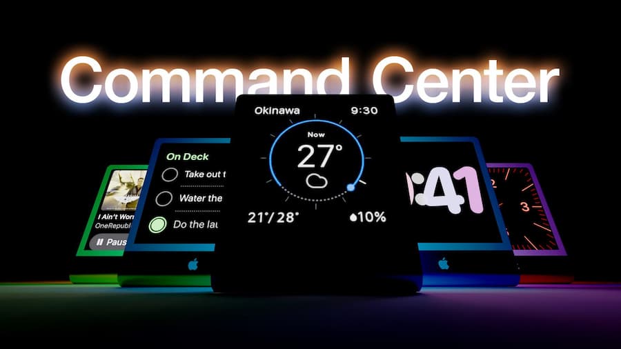 Apple AI Command Center Concept Mock