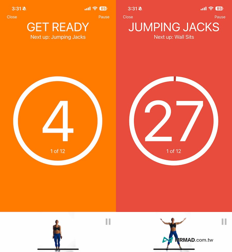 7分鐘高強度運動APP《7 Minute Workout》怎麼用 8