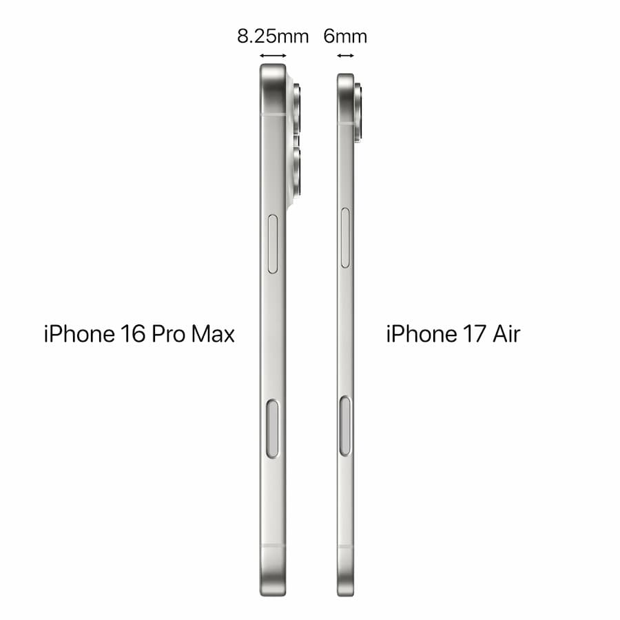 iPhone 17 Air機身厚度有多薄？挑戰史上最薄設計和採台積電新製程 1