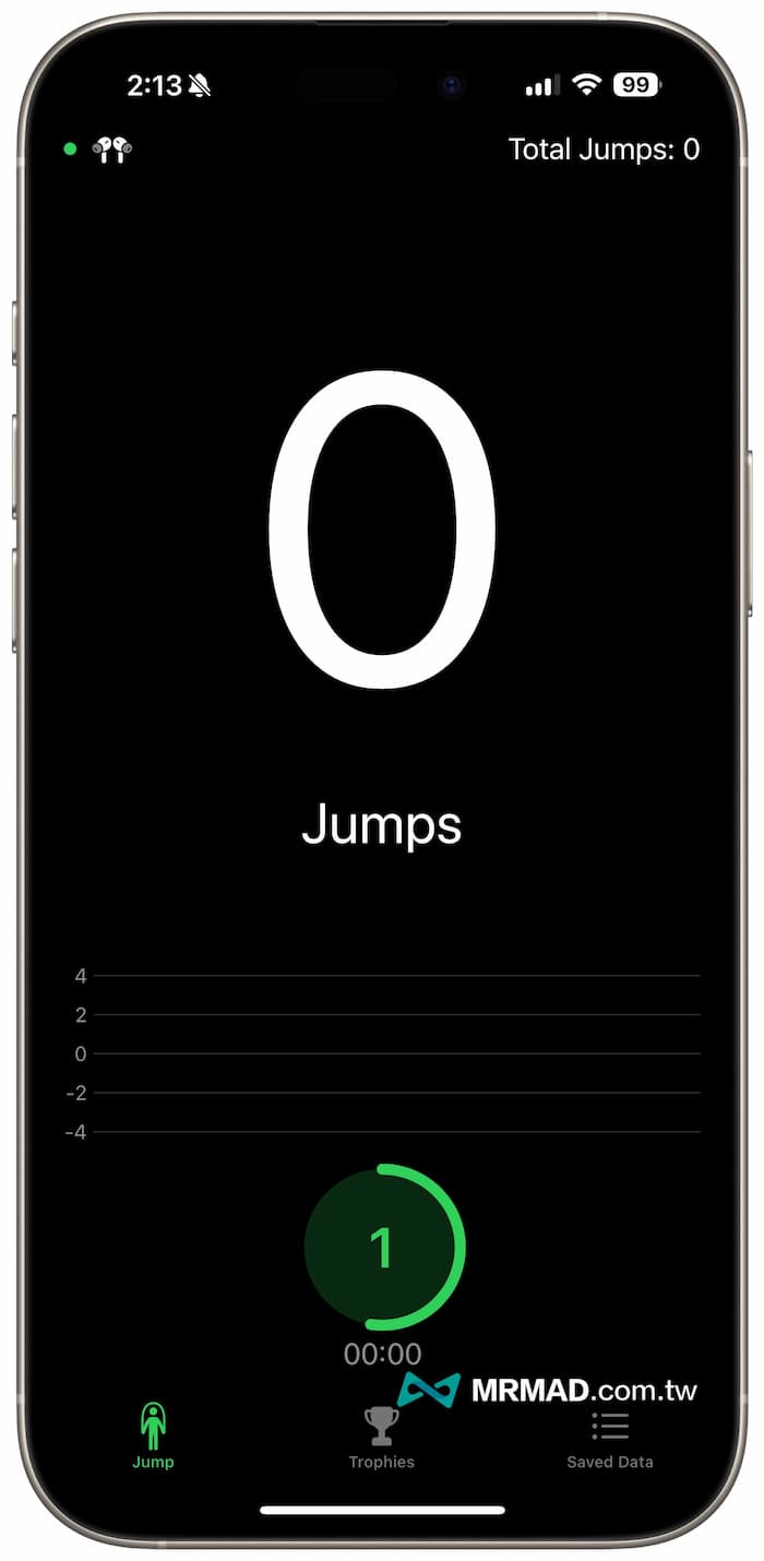AirJump跳繩計數APP使用技巧 1