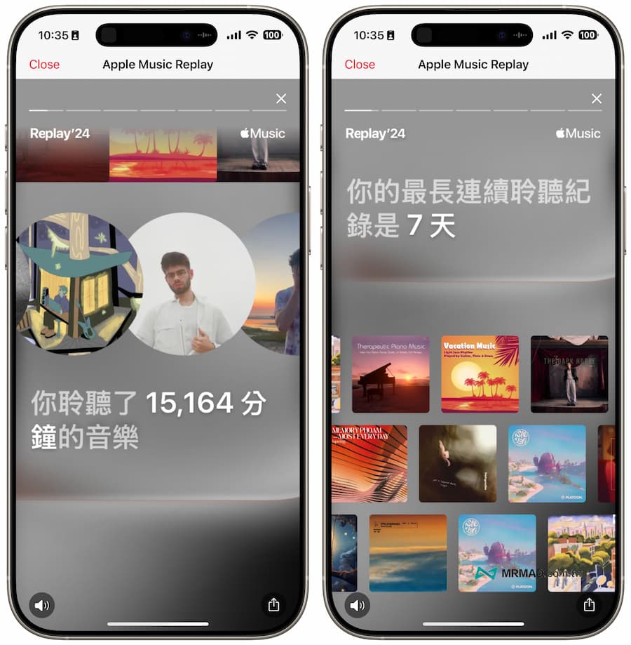 2024 Apple Music音樂回憶精華集錦統計功能