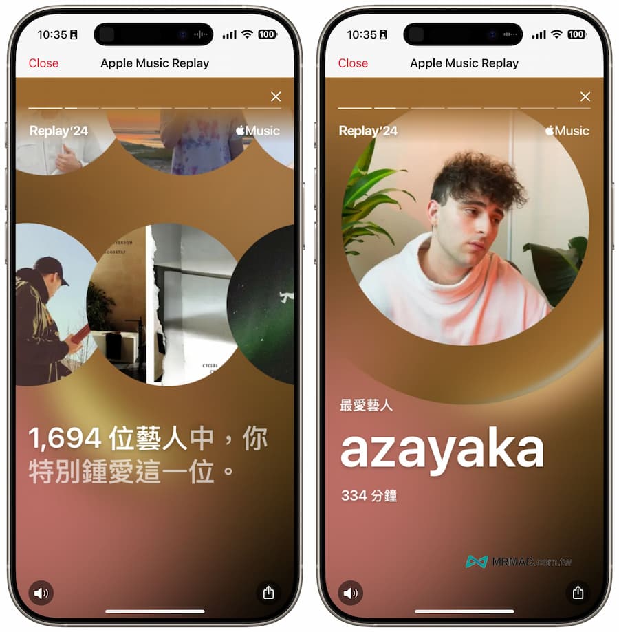 2024 Apple Music音樂回憶精華集錦統計功能 1