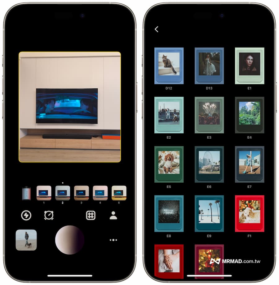 Pormular 膠卷相機模式：多種iPhone底片濾鏡