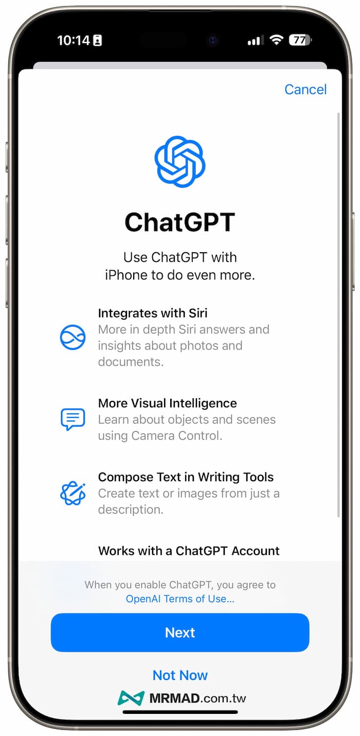 如何在iOS 18.2開啟Siri整合ChatGPT功能 1