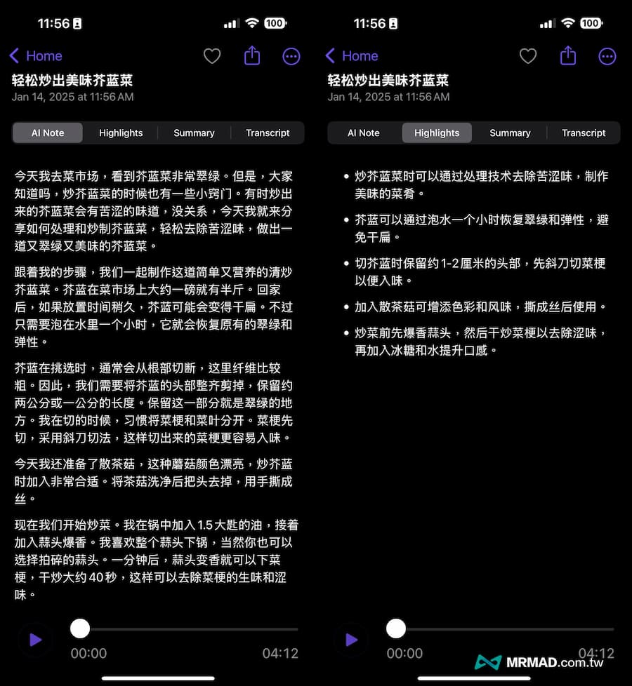 Transcribe AI：iPhone錄音轉逐字稿APP工具 4