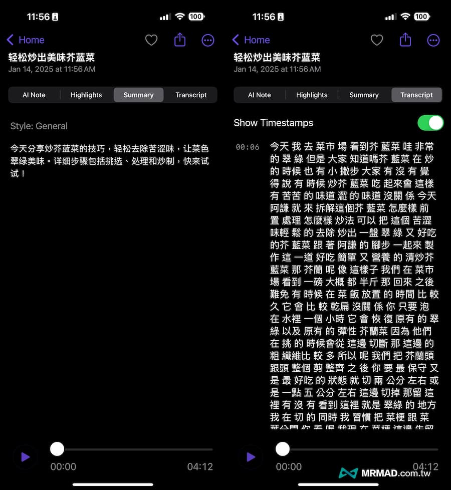 Transcribe AI：iPhone錄音轉逐字稿APP工具 5