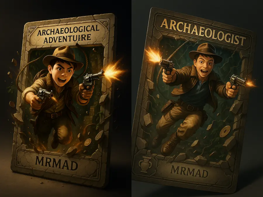 卡牌人像插畫模型指令