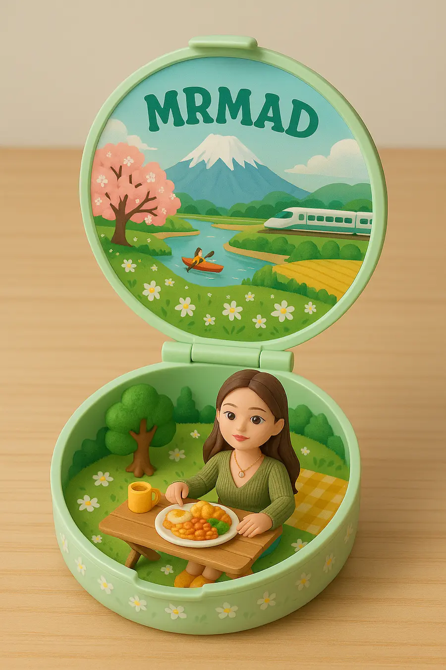 Polly Pocket風格公仔玩具盒指令B