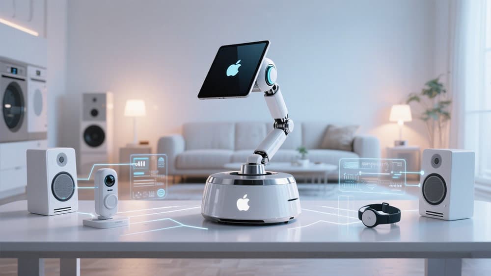 apple ai robot home ecosystem 2027 bloomberg a1