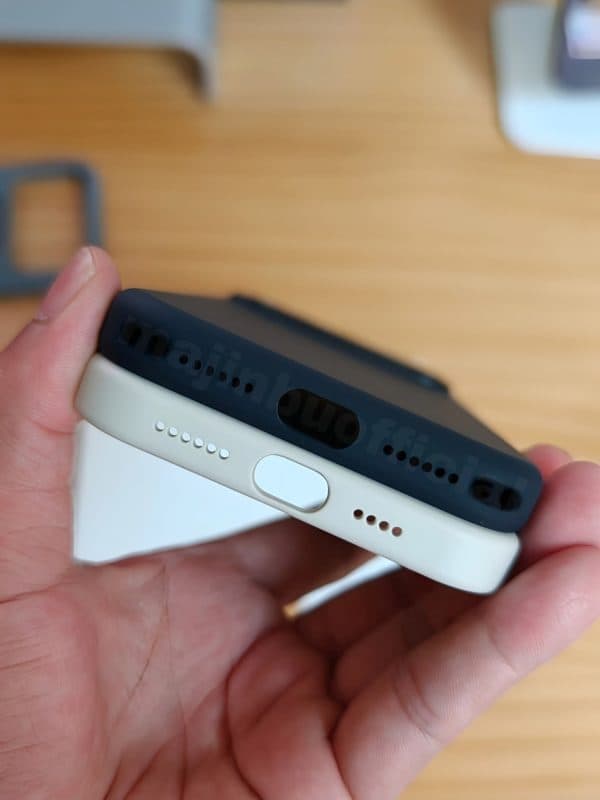 iPhone 17液態矽膠保護殼實體設計 5