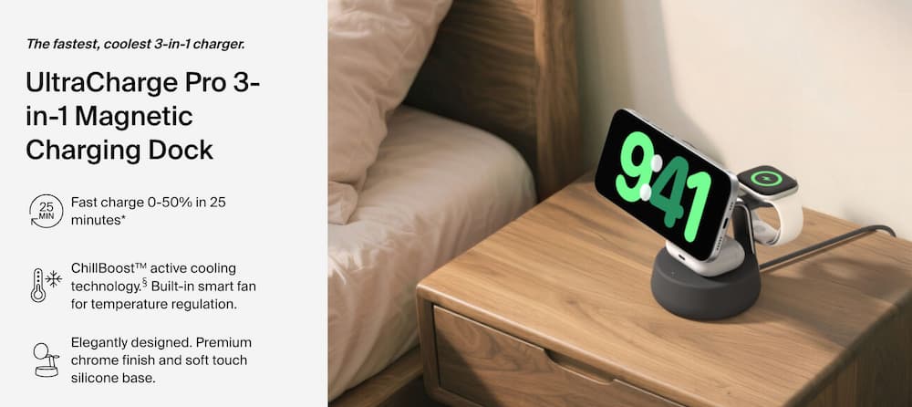 Belkin宣布替iPhone推出全新Qi2 25W充電器 1