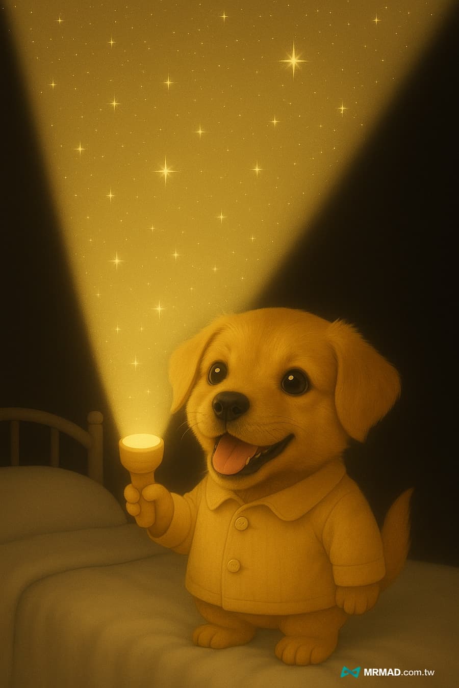 如何用ChatGPT指令製作手電筒桌布圖片 5