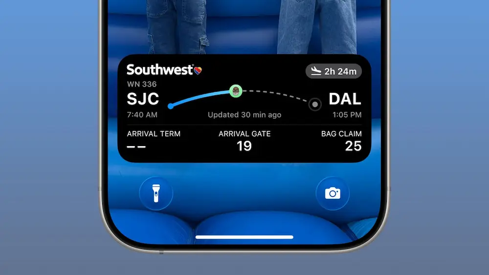 iOS 26錢包即時動態支援：航班資訊即時呈現在動態島與鎖定畫面