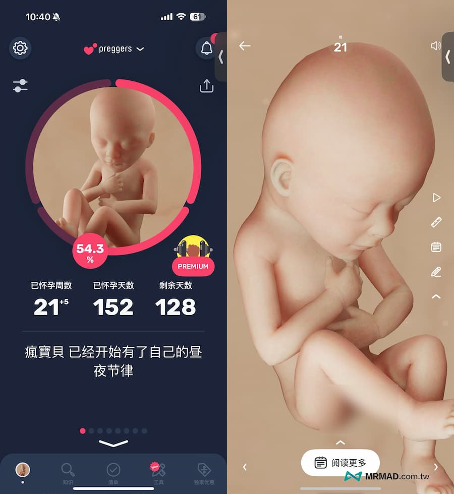 Preggers預覽寶寶外觀