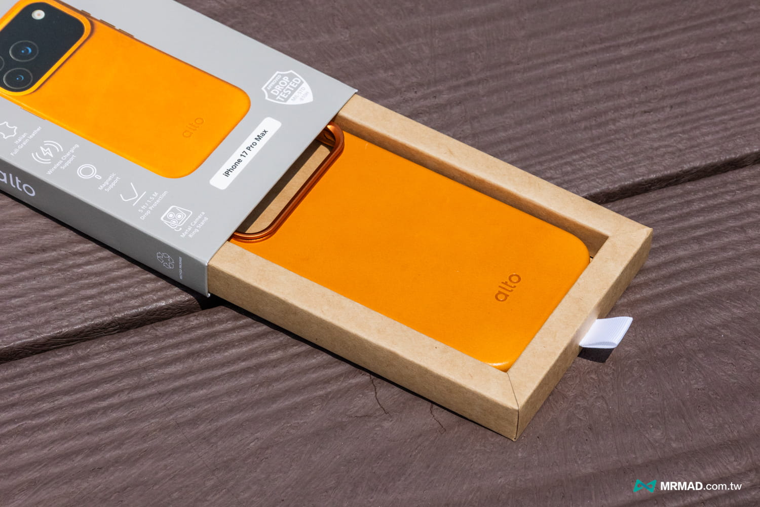 alto iPhone 17皮革保護殼評價開箱分享,超越原廠真皮搭配磁吸完美融合2