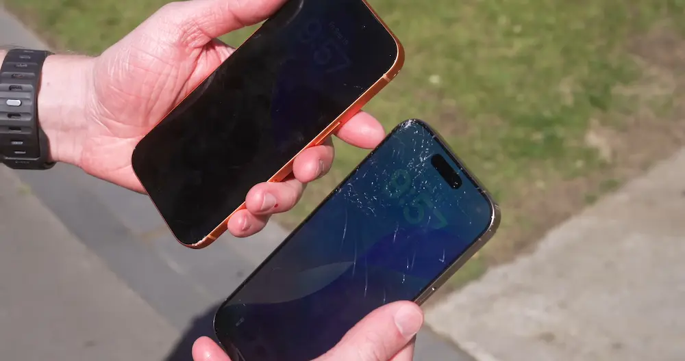 apple iphone 17 pro drop test a3