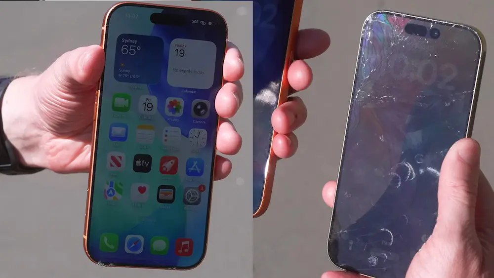 apple iphone 17 pro drop test a6