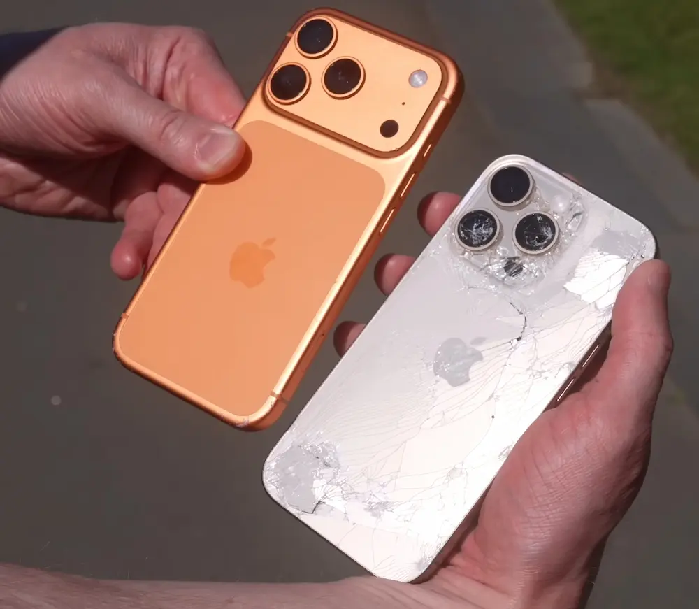 apple iphone 17 pro drop test a8
