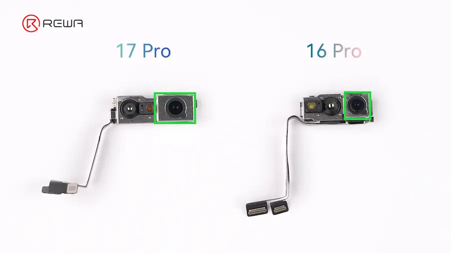 相機系統與Face ID模組變動 1