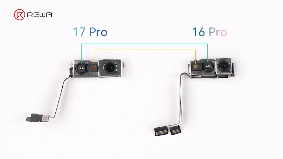 相機系統與Face ID模組變動 2