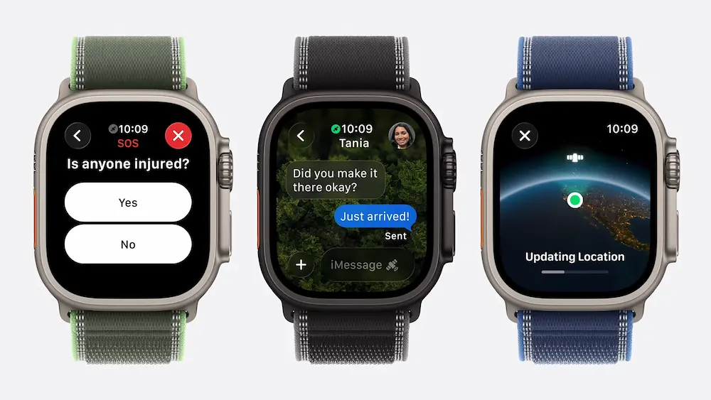 Apple Watuch Ultra 3 升級亮點四：衛星通訊 1