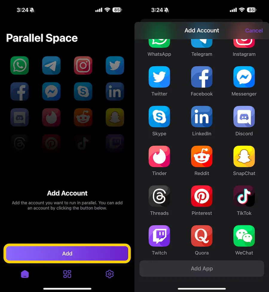IG/FB雙開iOS APP工具《Dual Space Parallel App Cloner》使用技巧 1
