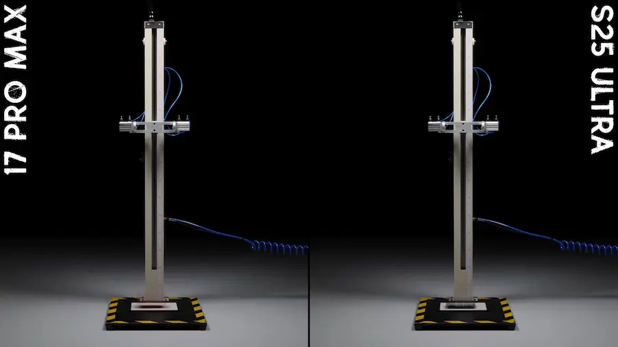 iphone 17 pro vs samsung s25 ultra drop test a6