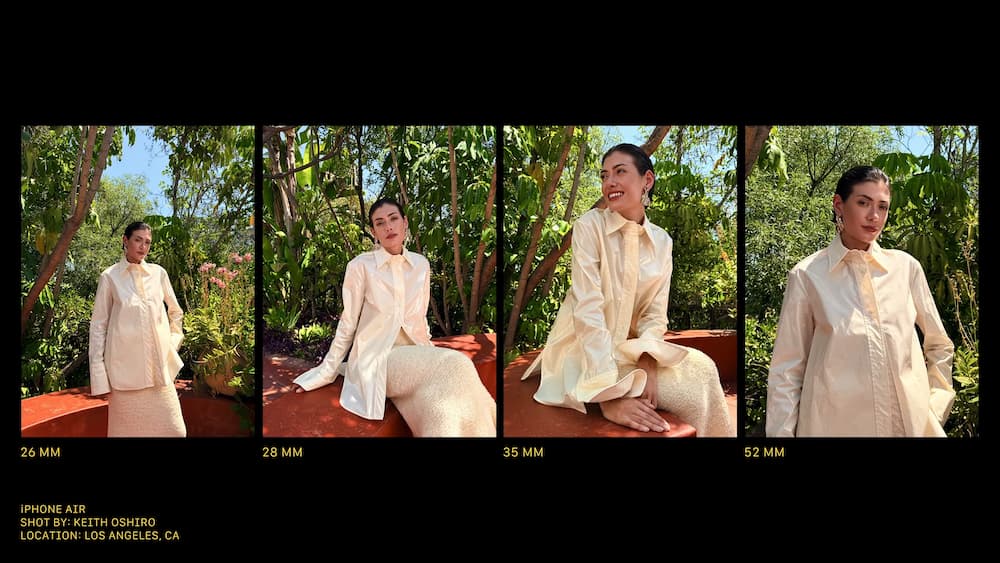 iPhone Air亮點五：主相機4800萬像素焦段拍攝更靈活 1