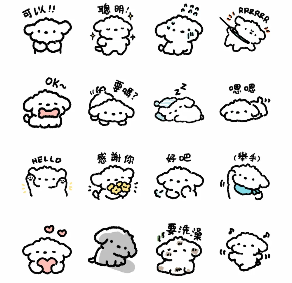 LINE購物 × 小狗狗波比