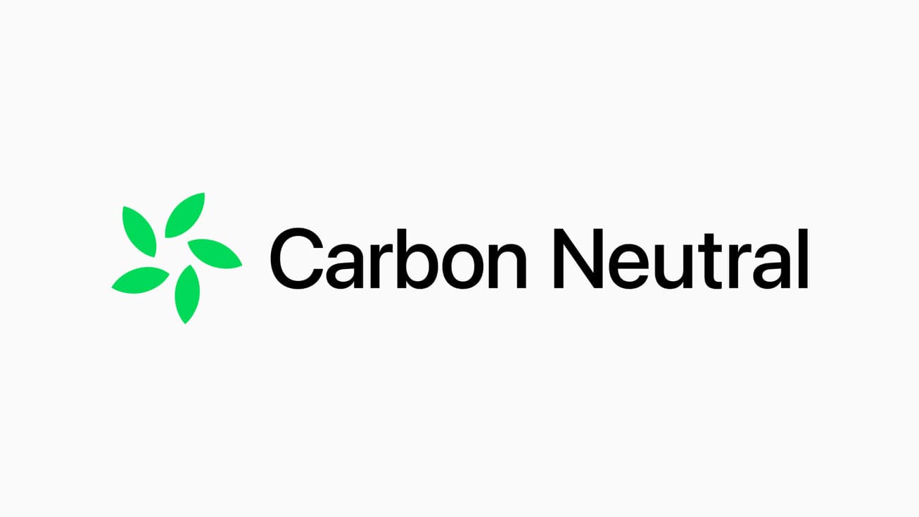 apple carbon neutral logo
