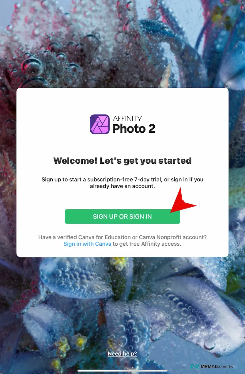 iPad Affinity Photo限時免費終身版下載領取技巧