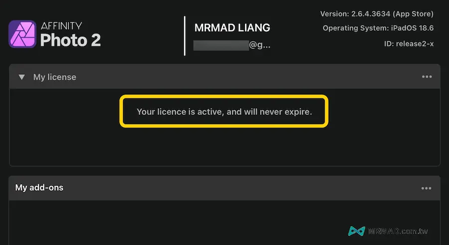 iPad Affinity Photo限時免費終身版下載領取技巧14